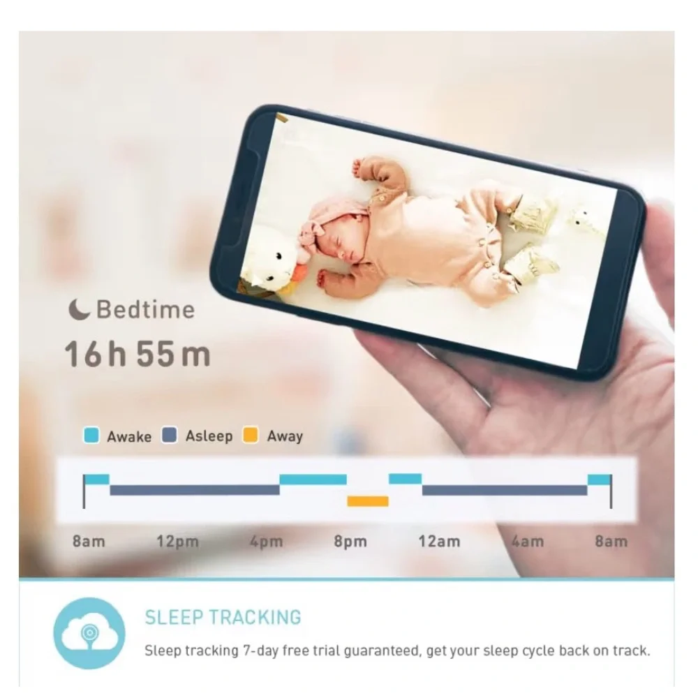 Lollipop smart Baby Monitor with true crying detection